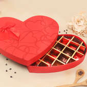 Heart Shaped Chocolates Gift Box